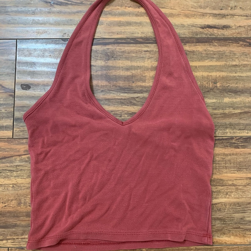 BRANDY MELVILLE Cropped Halter Top